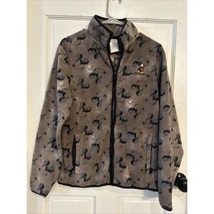 Disney World Sherpa Zip Up Mickey Mouse Long Sleeve Soft Jacket XS ($110)